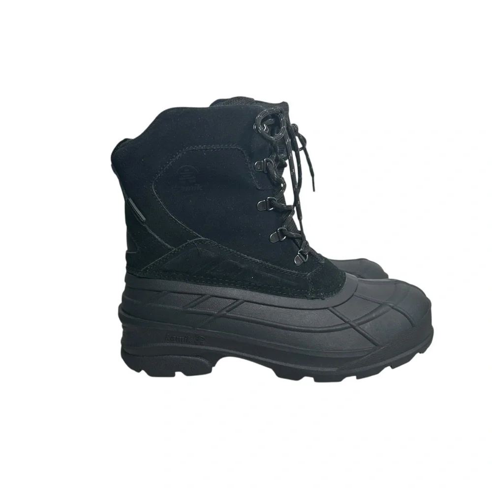Kamik Fargo 2 Snow Boot Black Waterproof Insulated Weather Boots Men's Size 10